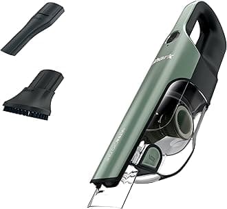 UltraCyclone Pro Cordless Handheld Vacuum, Powerful Suction, Handheld Vacuum for Car & Home, Crevice Tool, Scrubbing Brush, Lightweight, XL Dust Cup, Black/Green, CH901
