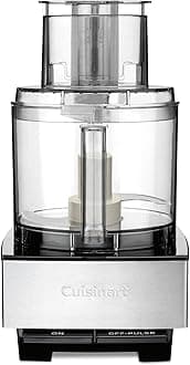Food Processor, 14-Cup Vegetable Food Chopper for Mincing, Dicing, Shredding, Puree & Kneading Dough, 720-Watt Motor, Stainless Steel, DFP-14BCNY