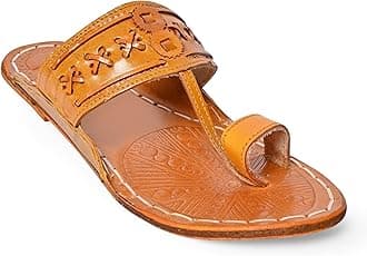 Kolhapuri Chappal for Men | Leather Slippers | Kolapuri Chapal - B-PARENT A13