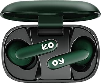 GoBoult Z20 Made in India Ear Buds Wireless with 51H Playtime, Clear Calling ENC Mic, Low Latency Gaming, 10mm Bass Drivers Earbuds Buds TWS Bluetooth (Pine Green)