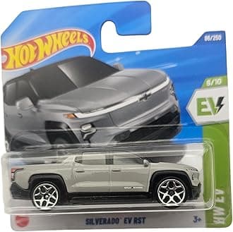 Silverado EV RST Diecast Car, HW EV Series, 1:64 Scale