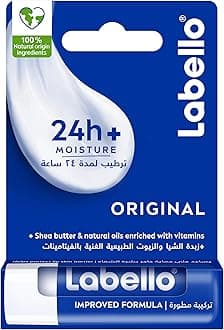 LABELLO Lip Care, Moisturizing Lip Balm, Original with Shea Butter