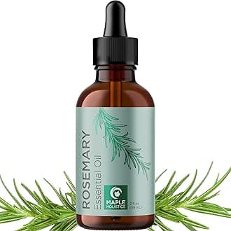 Pure Rosemary Oil for Hair Care - Volumizing Aromatherapy Rosemary Essential Oil for Diffuser Plus Hair Skin and Nail Care - Nourishing Oil for Enhanced Shine and Dry Scalp Care (2oz)