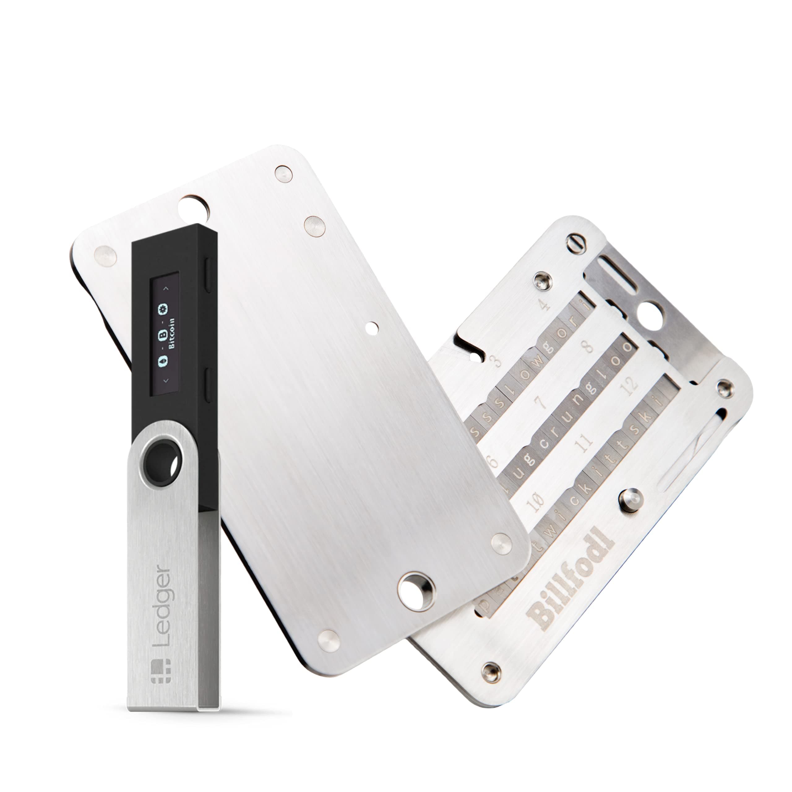 [BUNDLE] Ledger Nano S Hardware Wallet for Seed Words BackUp | The Best Crypto Wallet + Cold Wallet for Crypto Compatible with BIP39 Wallets. Store your Bitcoin, Ethereum, ERC20 and more