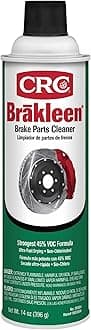 CRC Brakleen 1003695 Brake Cleaner Spray Non-Chlorinated Low VOC, 14 oz, [1 Pack]