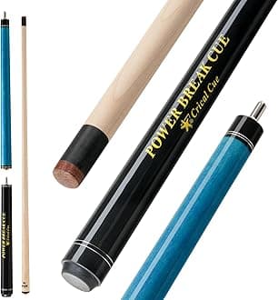 CRICAL Heavy Hitter Jump Break Cue 3-Pieces 54inch Short Maple Break Jump Cue with 13.5mm Tip Punch Cue Professional Jump Cue Billiard Pool Stick
