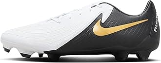 NikePhantom GX II Academy FG/MG (FD6723-100, White/Black-MTLC Gold C), Size 5
