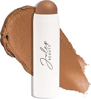 - Skip The Brush Cream to Powder Blush Stick - Neutral Bronze - Blendable and Buildable Color - 2-in-1 Blush and Lip Makeup Stick