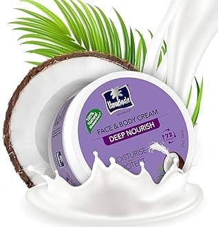 Parachute AdvansedDeep Nourish Face & Body Cream, 280ml|Moisturiser For Face & Body, 100% Natural, 72h, Dry Skin