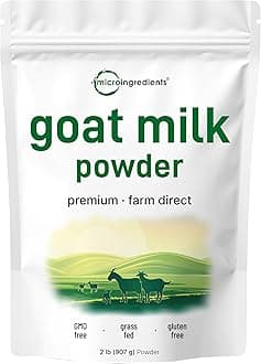 Goat Milk Powder, 2 Lb | Grass-Fed Australian Source | Pure, Easily Digested Formula | High in Protein, Calcium & Probiotics | Non-GMO, Gluten-Free, Pet Friendly