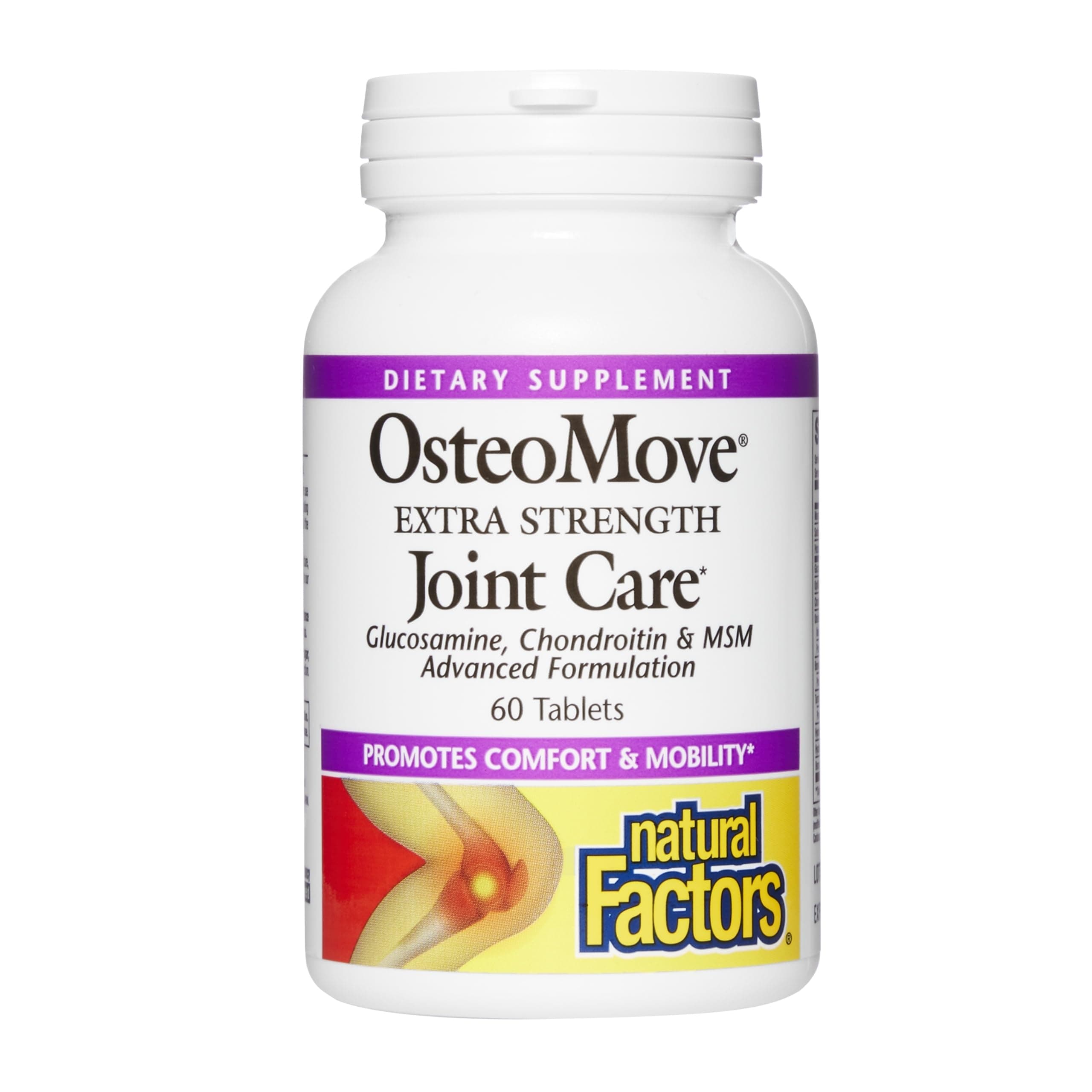OsteoMove Joint Care, Extra Strength Support for Joint and Bone Health, Non-GMO, 60 tablets (30 servings)