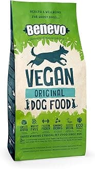 Vegan Dog Food (1.8kg) – Complete Plant-Based Dry Food | Hypoallergenic, Wheat-Free, Non-GM | With Taurine, L-Carnitine & Essential Fatty Acids | PETA & Vegan Society Approved