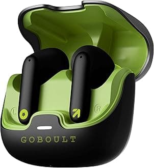 Boult Z40 True Wireless Earbuds with 60H Playtime, Zen™ ENC Mic, Low Latency Gaming, Type-C Fast Charging, 10mm Rich Bass Drivers, IPX5, Bluetooth 5.3 (Black)