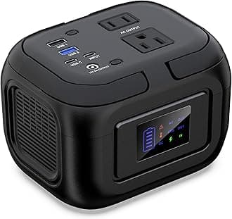 SinKeu 120W Peak Portable Power Station 97Wh Camping Lithium Battery Portable Generator with 110V AC Outlet, USB-C/USB QC3.0, DC Output, Fast Charging Power Bank for Home Backup Outdoor Emergency