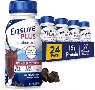 Ensure Plus Rich Dark Chocolate Shake, Six 8-Ounce Bottles (Pack Of 4)