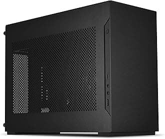A4 H2O Mini-ITX Computer CaseI Gaming CabinetI PC Cabinet I Chassis - Black with PCIE 4.0 - G99.AH420X4.in