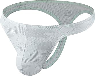 Summer CodeMen's Thong G-String Underwear Micro Mesh Bulge Pouch Thong Panties Soft Stretch Bikini T-Back Underwear