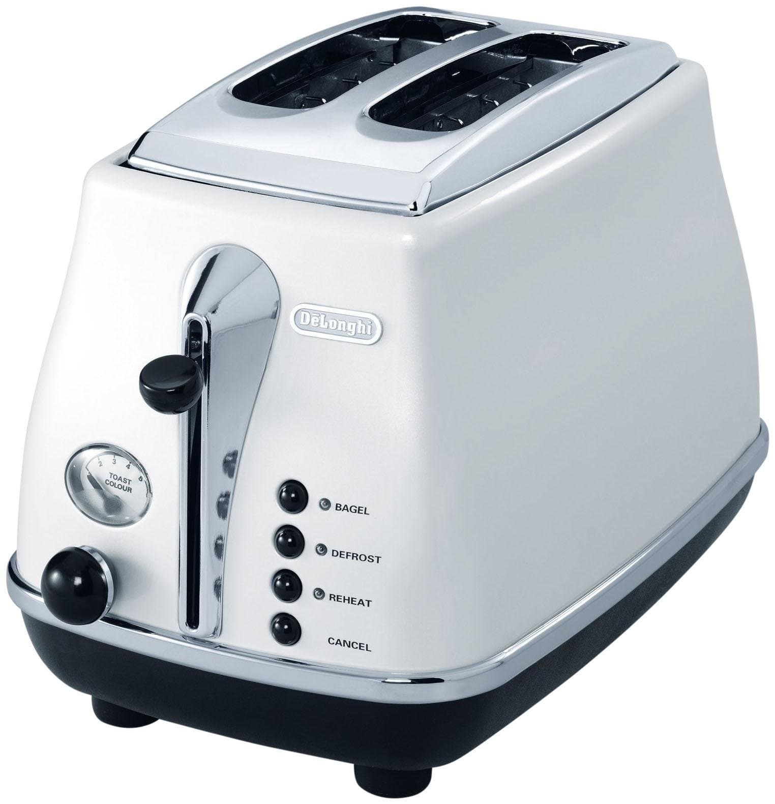 DeLonghi CTO2003W De'Longhi 2-Slice Toaster, White