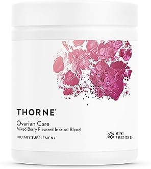 THORNE - Ovarian Care - Promotes Healthy Ovarian Function & Fertility Health* - Inositol, CoQ10, Folate & Polyphenols - Women's Health Supplement - Mixed Berry - Third-Party Certified - 60 Servings