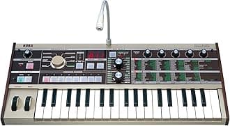 Korg - MICROKorg - 37 Key Analogue Modelling Synthesizer with Vocoder - Grey