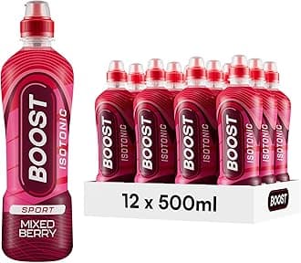 Sports Drinks Mixed Berry 12 Isotonic Drink with Vitamin B12 and B6 Electrolyte Drink Maximum Hydration Drinks Low Calorie Vegan Adult Soft Drinks Multipacks 12x500ml