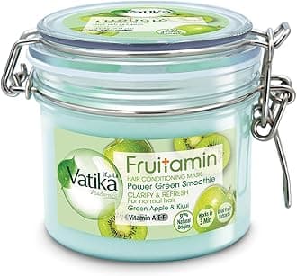 Naturals Fruitamin Hair Conditioning Mask - Power Green Smoothie with Green Apple, Kiwi and Vitamins A, E & F - 350gms