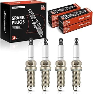 Iridium Platinum Spark Plugs Compatible with Hyundai Sonata 2011-2017, Santa Fe 2013-2018 & Kia Optima 2011-2018, Sorento 2016-2018, Sportage 2011-2020, 2.0L 2.4L, Pack of 4