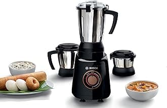 TrueMixx Bold 600 Water Grinder Mixer with 3 Jars (Indian Plug)