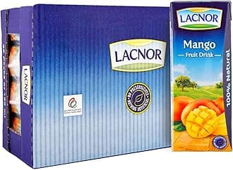 Lacnor Mango Fruit Drink, 32 X 180 ml