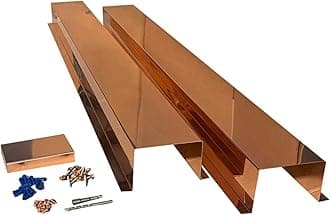 EAGLE 1 Metal Line Set Cover Kit for Mini Split and Central Air Conditioner & Heat Pump (Multiple Sizes and Colors) (6x4, Copper)