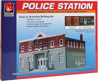 Life-Like Trains N Scale Building Kit - 5th Precinct Police Station