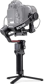 RS 2 Combo - 3-Axis Gimbal Stabilizer for DSLR and Mirrorless Cameras, Nikon, Sony, Panasonic, Canon, Fuji, 10lbs Tested Payload, 1.4” Full-Color Touchscreen, Carbon Fiber Construction, Black