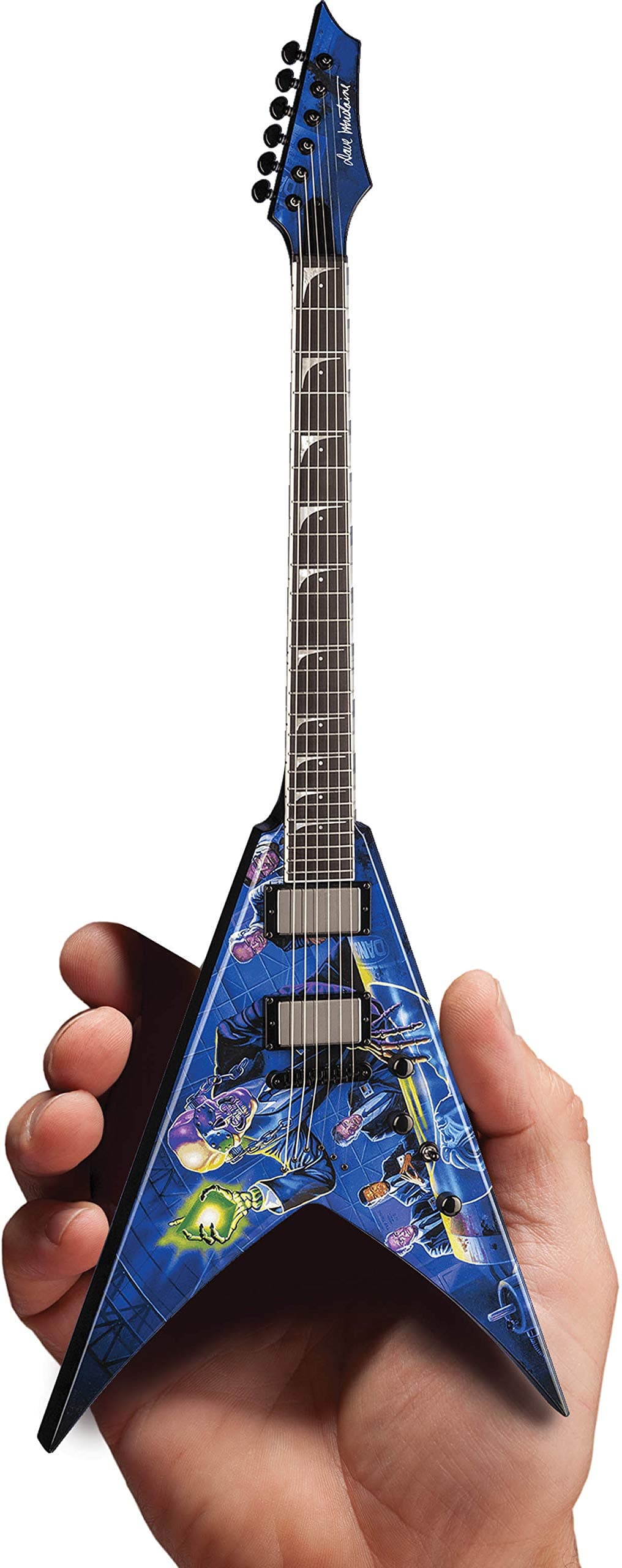 Megadeth Dave Mustaine Rust In Peace Dean 1/4 Scale Guitar