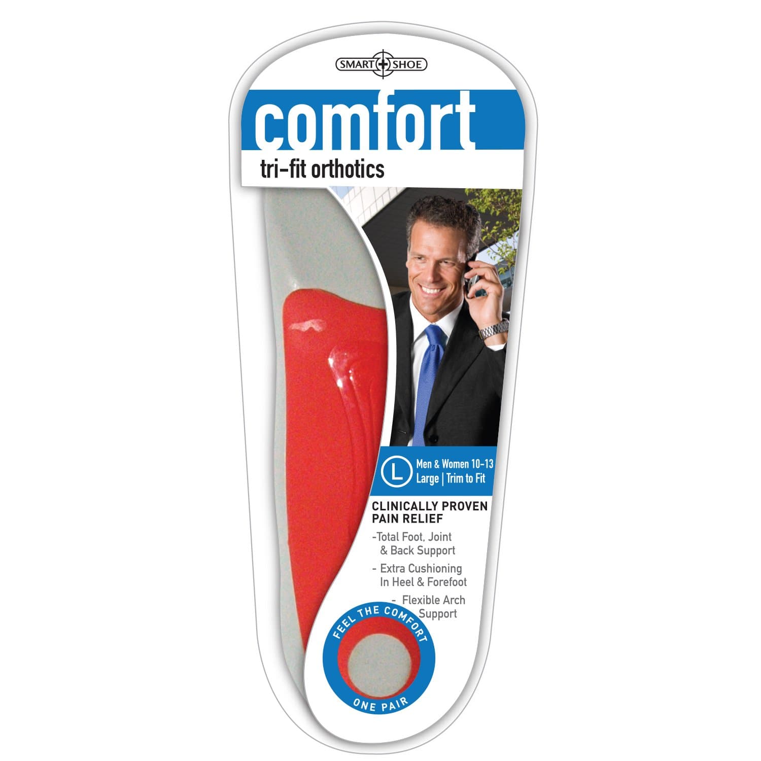 Tri Fit Comfort Orthotics Insole Large