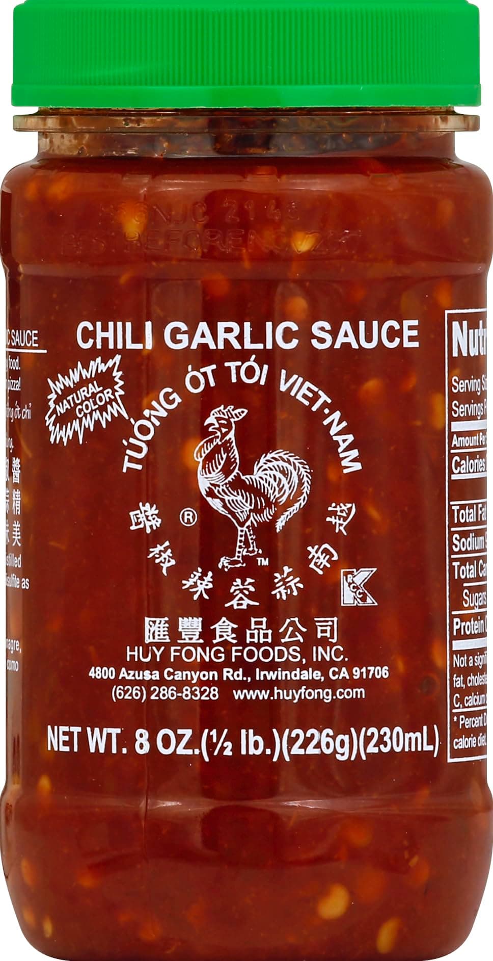 Chili Garlic Sauce, 8 oz