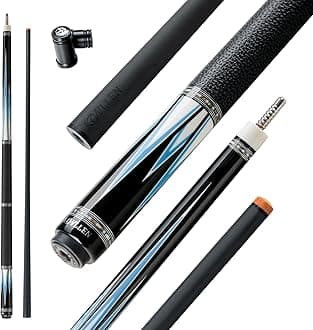 2.0 Carbon Fiber Pool Cue with Professional Taper | Low Deflection Hand-Made Inlay Billiard Stick | Ultra-Smooth Shaft for Adult & League Players
