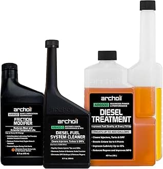 Archoil Ultimate Diesel Kit - AR9100 Friction Modifier (16oz) + AR6500 Diesel Treatment (40oz) + AR6400-D Diesel Fuel System Cleaner (12oz)