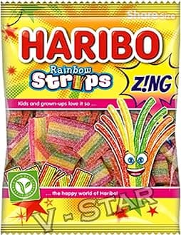 Rainbow Strips Zing Candy (Pack of 2)