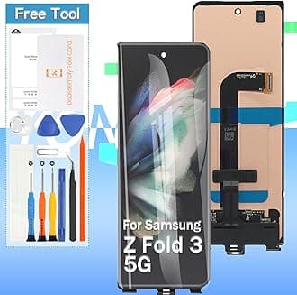 Original for Samsung Galaxy Z Fold 3 5G LCD Screen Replacement Display SM-F926 F926B F926U F926N | Black | Tools Included(Outer Small Front)