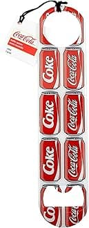 Tablecraft CC410 Coca-Cola Flat Bottle Opener, 7.125" x 1.625", Coke Cans