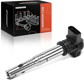 A-Premium Ignition Coil Pack Replacement for A3 A4 A5 A6 Quattro Allroad Q5 Volkswagen Beetle Golf Jetta Passat 2.0L 2.5L Turbo Only