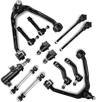 YITAMOTOR 13 Piece Front Suspension Kit Compatible with 2002-2006 Cadillac Escalade, 1999-2007 Chevy Tahoe/Suburban/Silverado/Avalance, 1999-2007 GMC Sierra 1500/Yukon