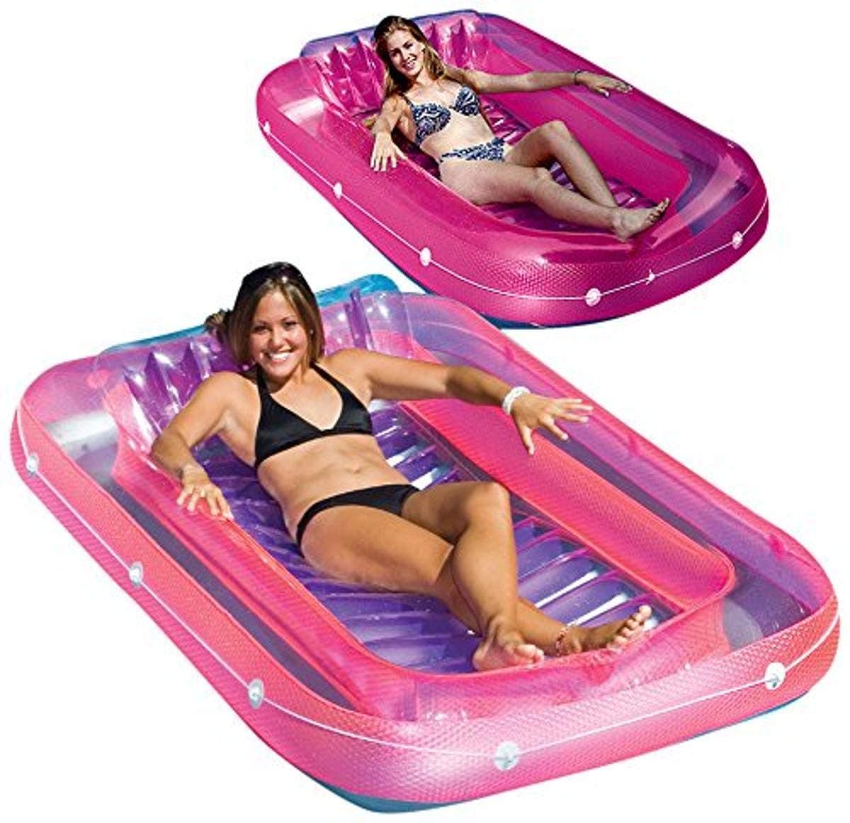 SwimlineSun Tan Tub Swimming Pool Float, 2-Pack