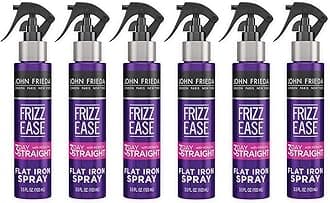 Frizz Ease 3-day Flat Iron Spray, Heat-activated Straightening Spray, to Block Out Frizz, with Keratin Protein, 3.5 Ounce (Pack of 6)