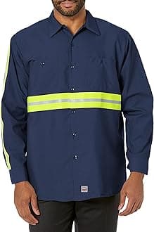 Men's Industrial 2 Piece Lined Collar Work Shirt