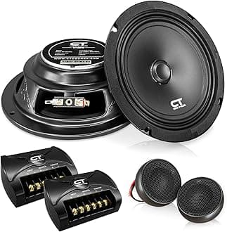 CT Sounds Tropo 6.5” 160 Watt 2-Way Shallow-Mount Component Speaker Set