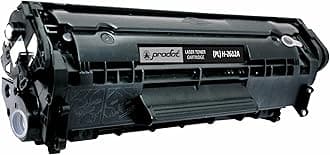 ProDot 12A Toner Cartridge Replaces HP Q2612A Canon 303/703/FX-9/FX-10 Compatible with HP 1010-1020/1022/1315-3030/M1005 Canon LBP2900/3000/L100 I 1500 Page Yield I 1 Yr Warranty (1 PC)