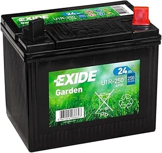 EXIDE U1R-250 (4900) 895 12V 24AH 250A Garden BATTERY for TRACTOR, Lawn MOWER - 2 Years Warranty