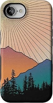 Casely iPhone 16e Case | Golden Hour | Mountain Sunset | Compatible with MagSafe | Bold Protective Design