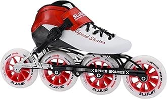 Inline Speed Skates Adult for Mens Womens, Professional Fitness Racing Skates Adult Male, High Performance Roller Skating, Black